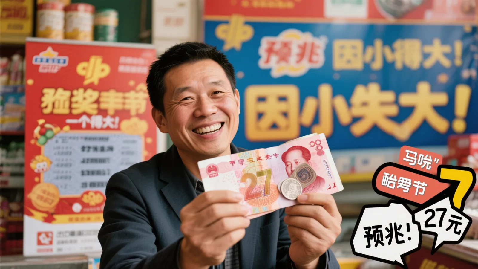 男子喜中体彩1.11亿实得8943万 口袋刚好剩27元零钱