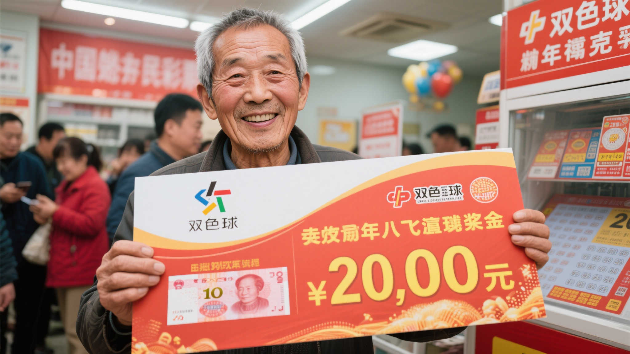 老彩民仅花20元喜中双色球1115万 计划购置新居圆梦