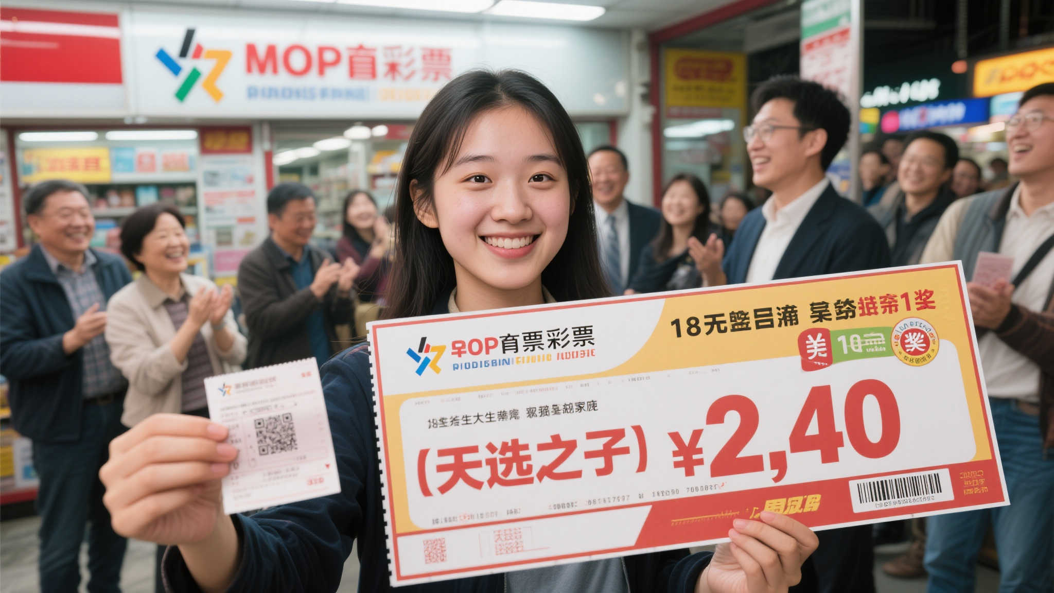 18岁女大学生首购彩票即中2.4亿 人生开挂